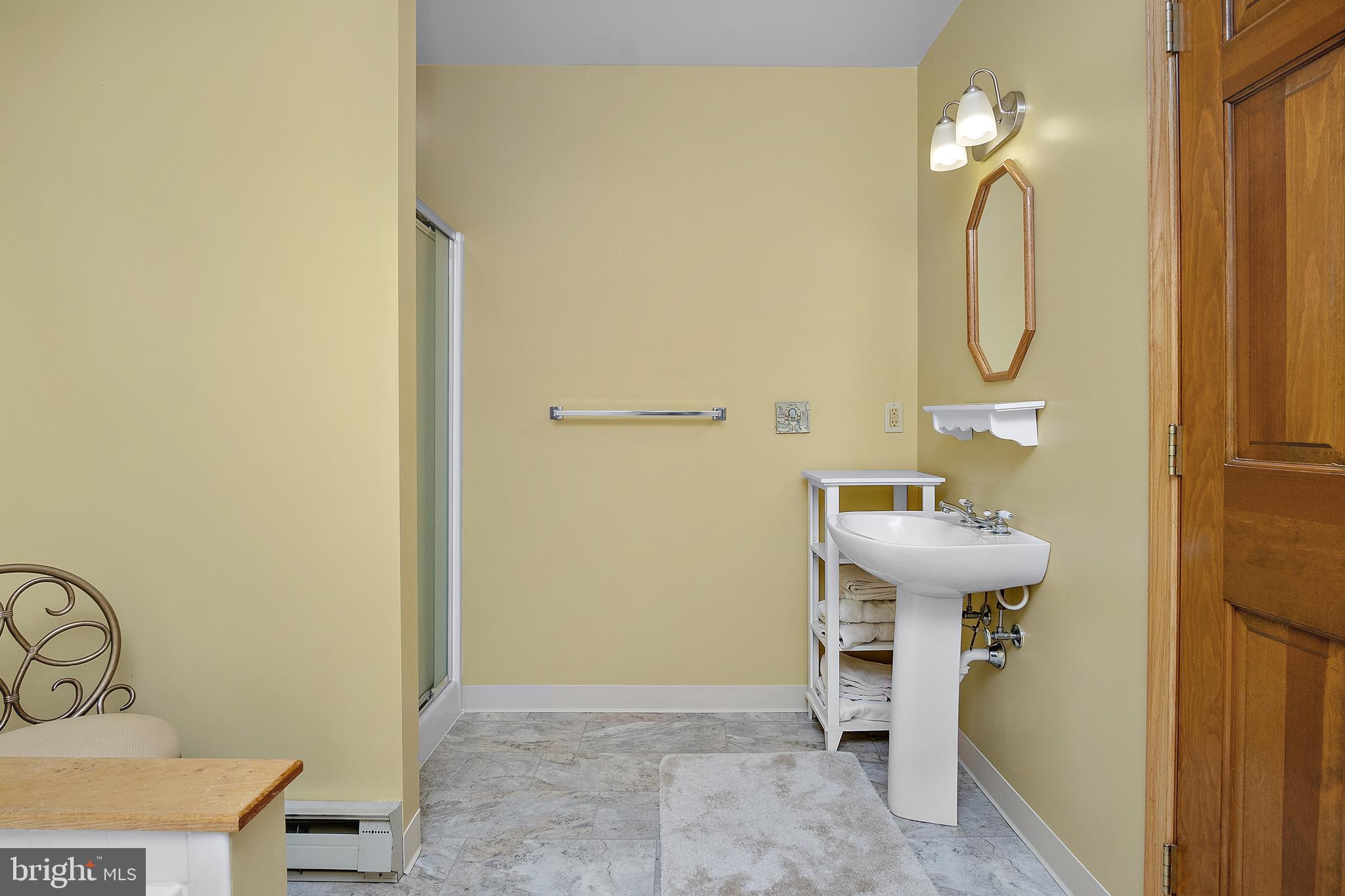 13810 Franks Run Road Smithsburg, MD 21783 - Photo 43 of 72 a bathroom with a sink and mirror