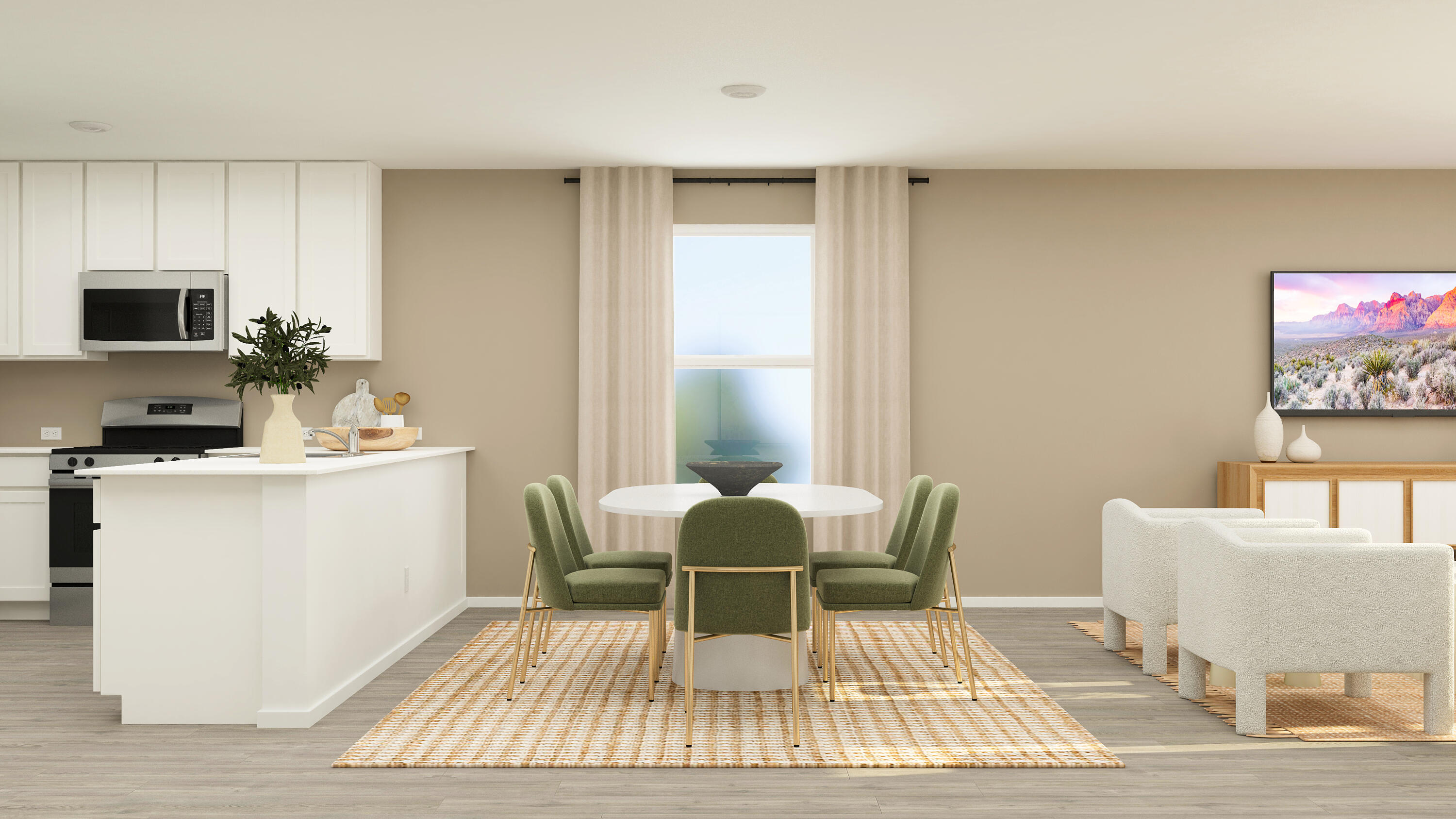 2140 Edgewood Street Lubbock, TX 79403 - Photo 14 of 31 a living room with furniture and a wooden floor