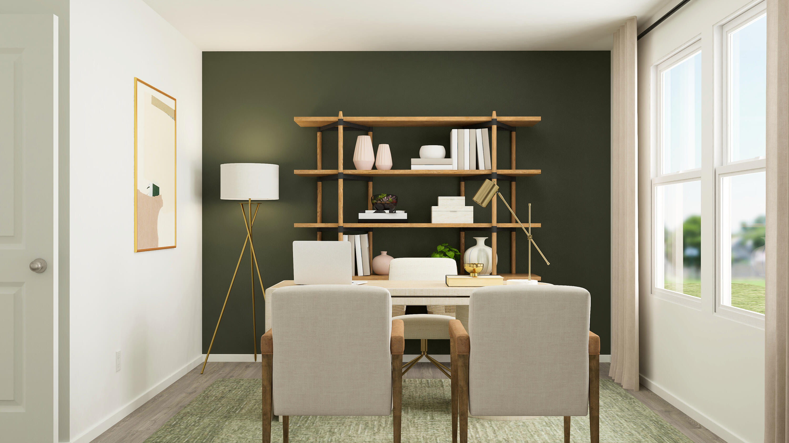 2140 Edgewood Street Lubbock, TX 79403 - Photo 18 of 31 a room with a table and a bookshelf