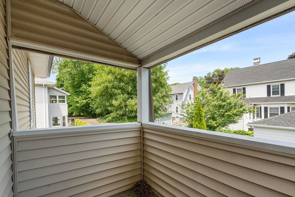 7 Winslow Road Belmont, MA 02478 - Photo 23 of 27 a view of a balcony with an outdoor space