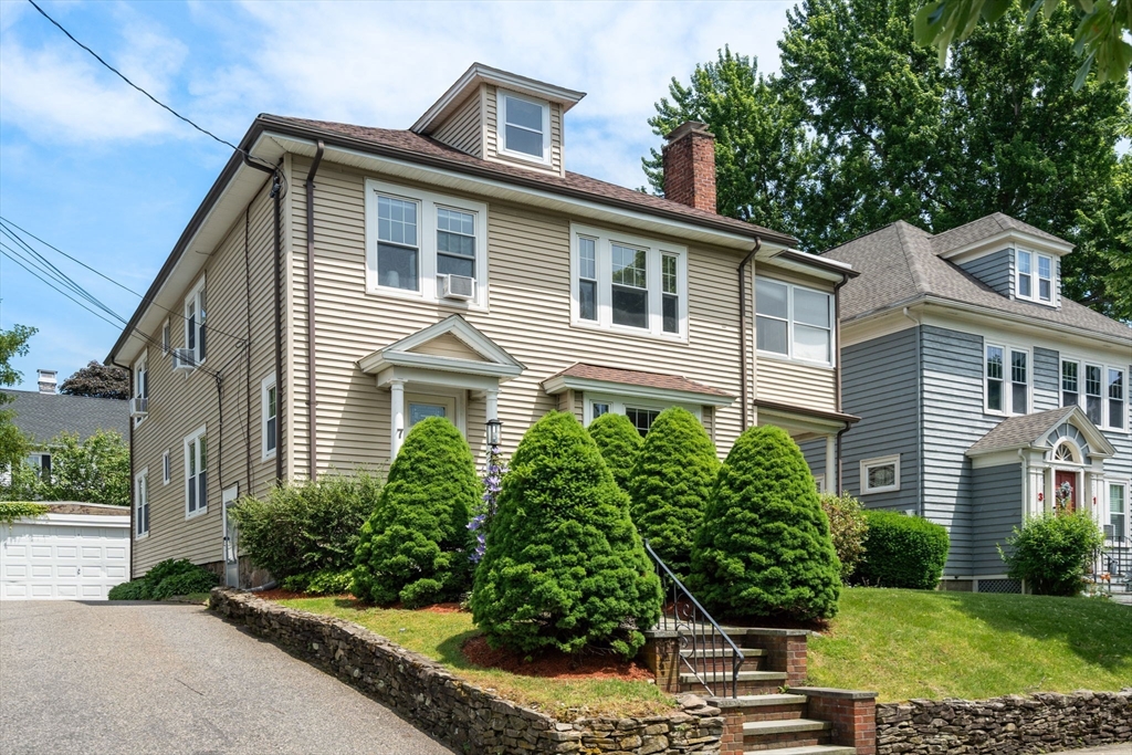 7 Winslow Road Belmont, MA 02478 - Photo 27 of 27 a front view of a house with a yard