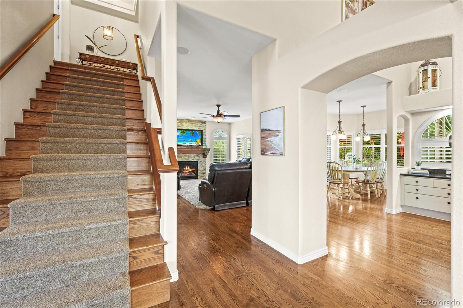 3115 White Oak Lane Highlands Ranch, CO 80129 - Photo 6 of 43 a view of a living room and entry way