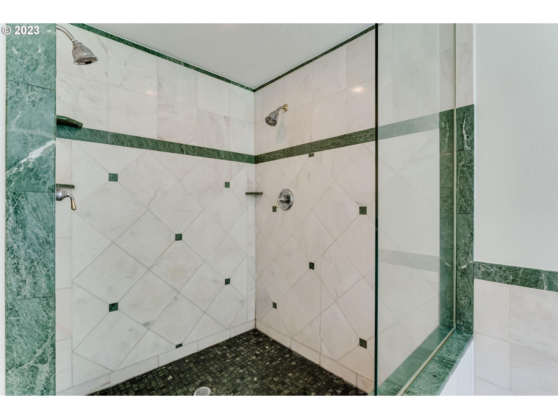 34886 Mathews Road Eugene, OR 97405 - Photo 31 of 48 a bathroom with a shower and a glass door