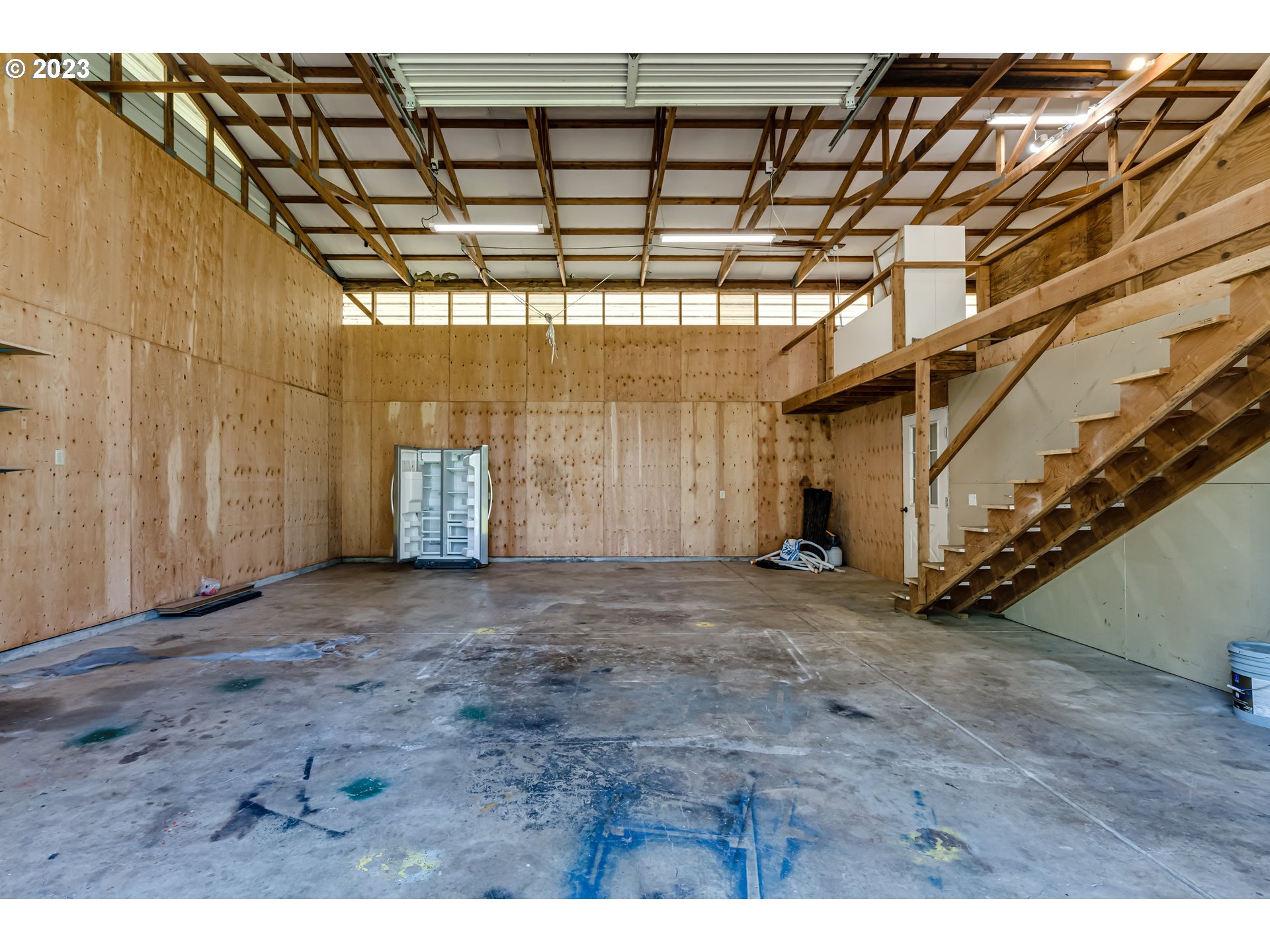 34886 Mathews Road Eugene, OR 97405 - Photo 6 of 48 a view of a room with wooden walls