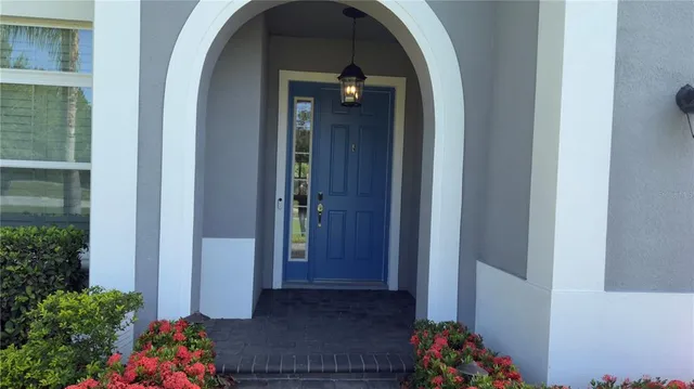 a view of an ocean with city