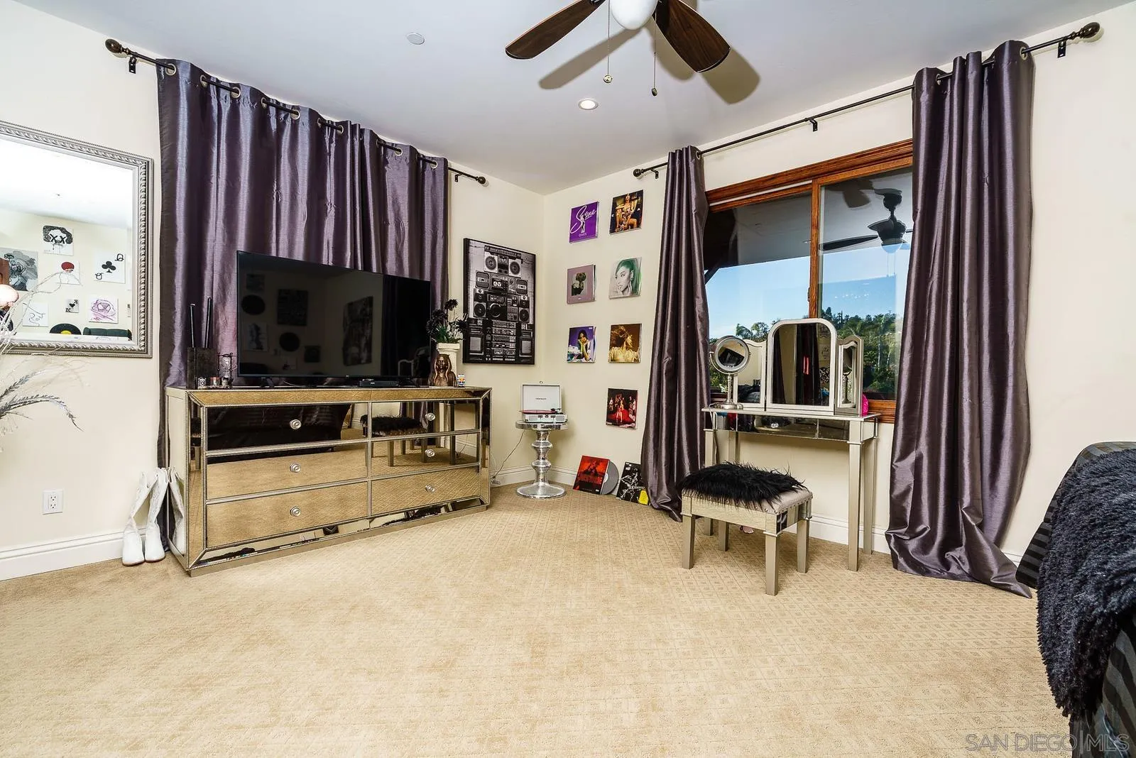 31781 Wrightwood Road Bonsall, CA 92003 - Photo 26 of 46 a view of a livingroom with furniture and a flat screen tv