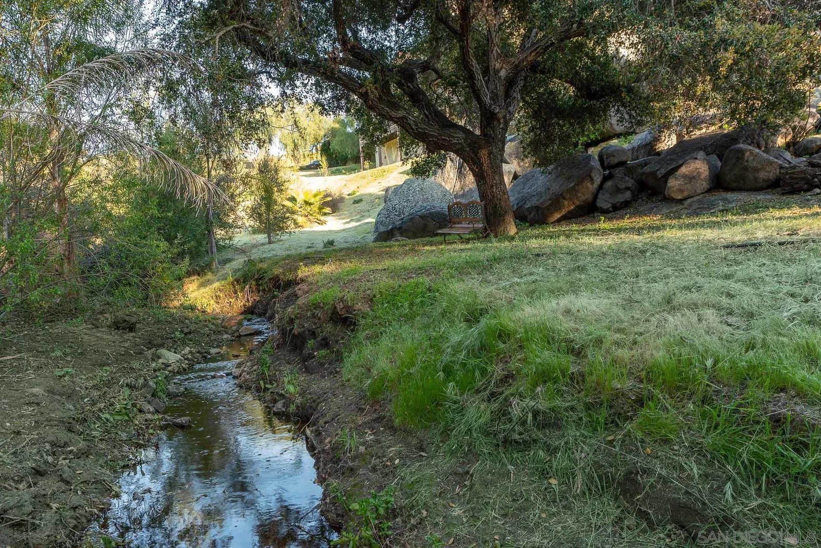 31781 Wrightwood Road Bonsall, CA 92003 - Photo 38 of 46 a backyard of a house with lots of green space