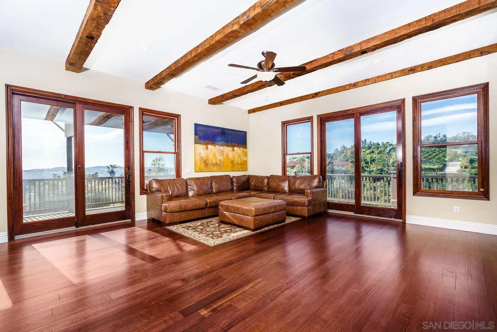 31781 Wrightwood Road Bonsall, CA 92003 - Photo 8 of 46 a living room with furniture and a large window