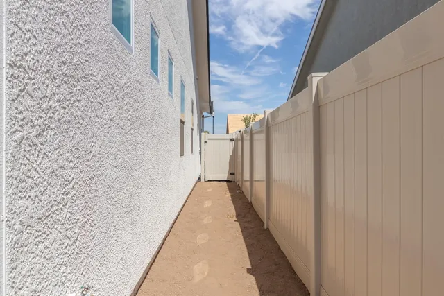a view of a house with a garage