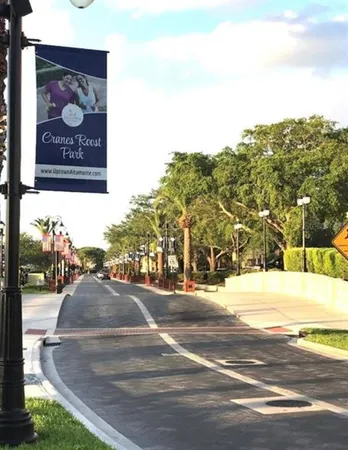 a view of a city street