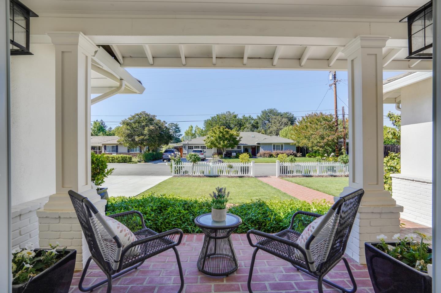 1481 Brookmill Road Los Altos, CA 94024 - Photo 14 of 55 a view of a chairs and table in patio