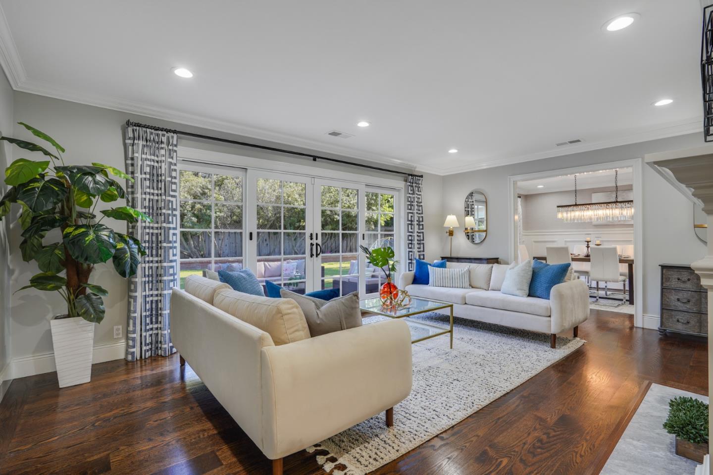 1481 Brookmill Road Los Altos, CA 94024 - Photo 19 of 55 a living room with furniture and a large window