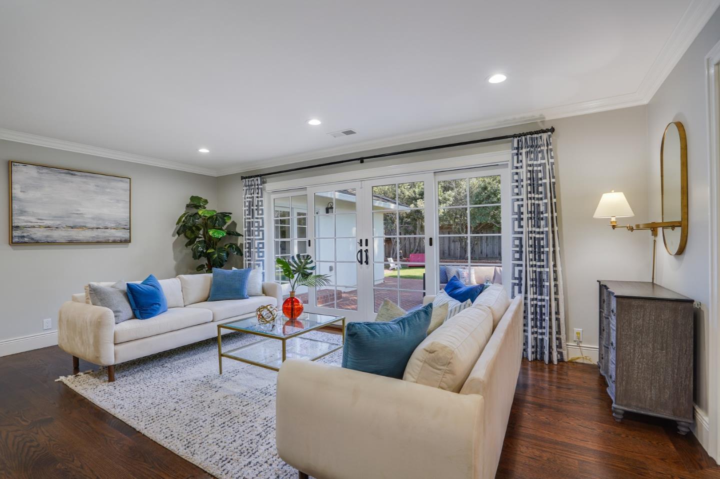 1481 Brookmill Road Los Altos, CA 94024 - Photo 20 of 55 a living room with furniture and a large window
