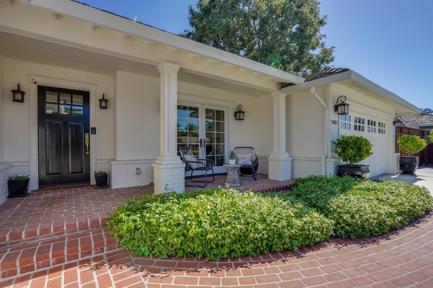1481 Brookmill Road Los Altos, CA 94024 - Photo 3 of 55 a front view of a house with garden