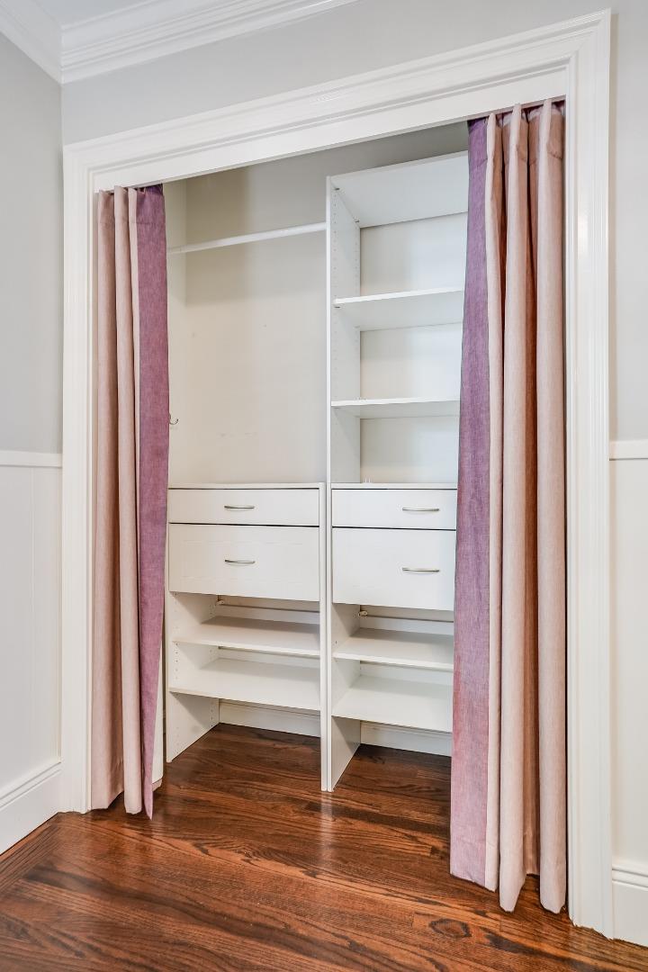 1481 Brookmill Road Los Altos, CA 94024 - Photo 35 of 55 a view of walk in closet with empty racks