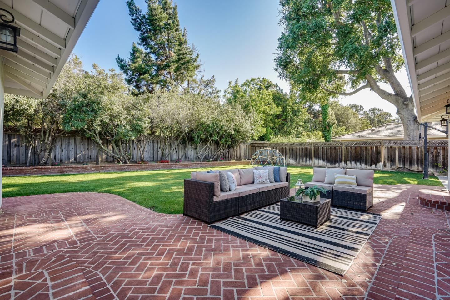 1481 Brookmill Road Los Altos, CA 94024 - Photo 41 of 55 a view of garden with patio