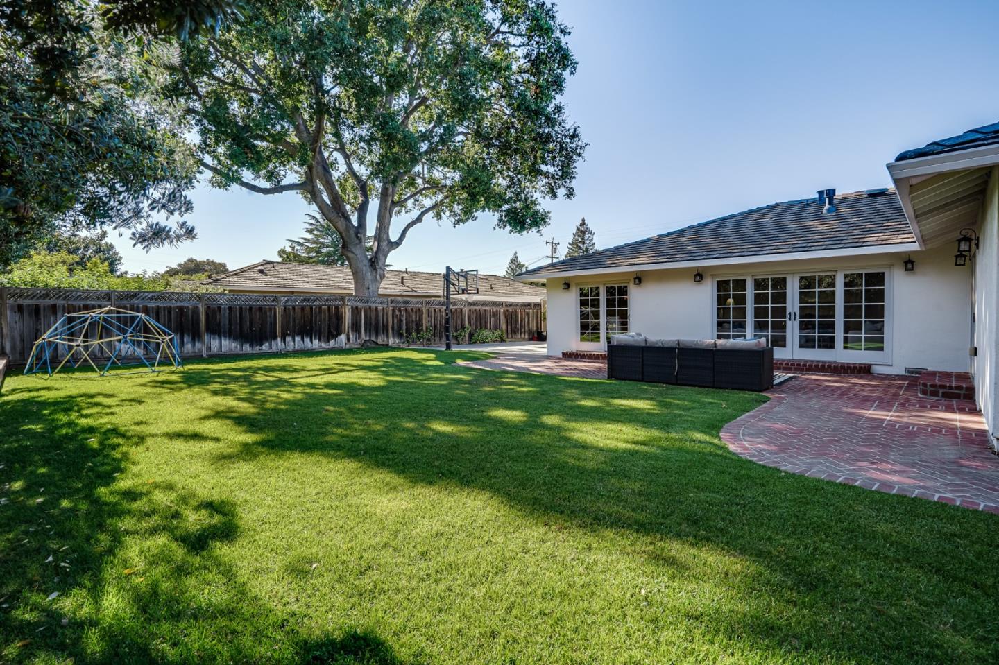 1481 Brookmill Road Los Altos, CA 94024 - Photo 44 of 55 a view of a house with a yard porch and sitting area
