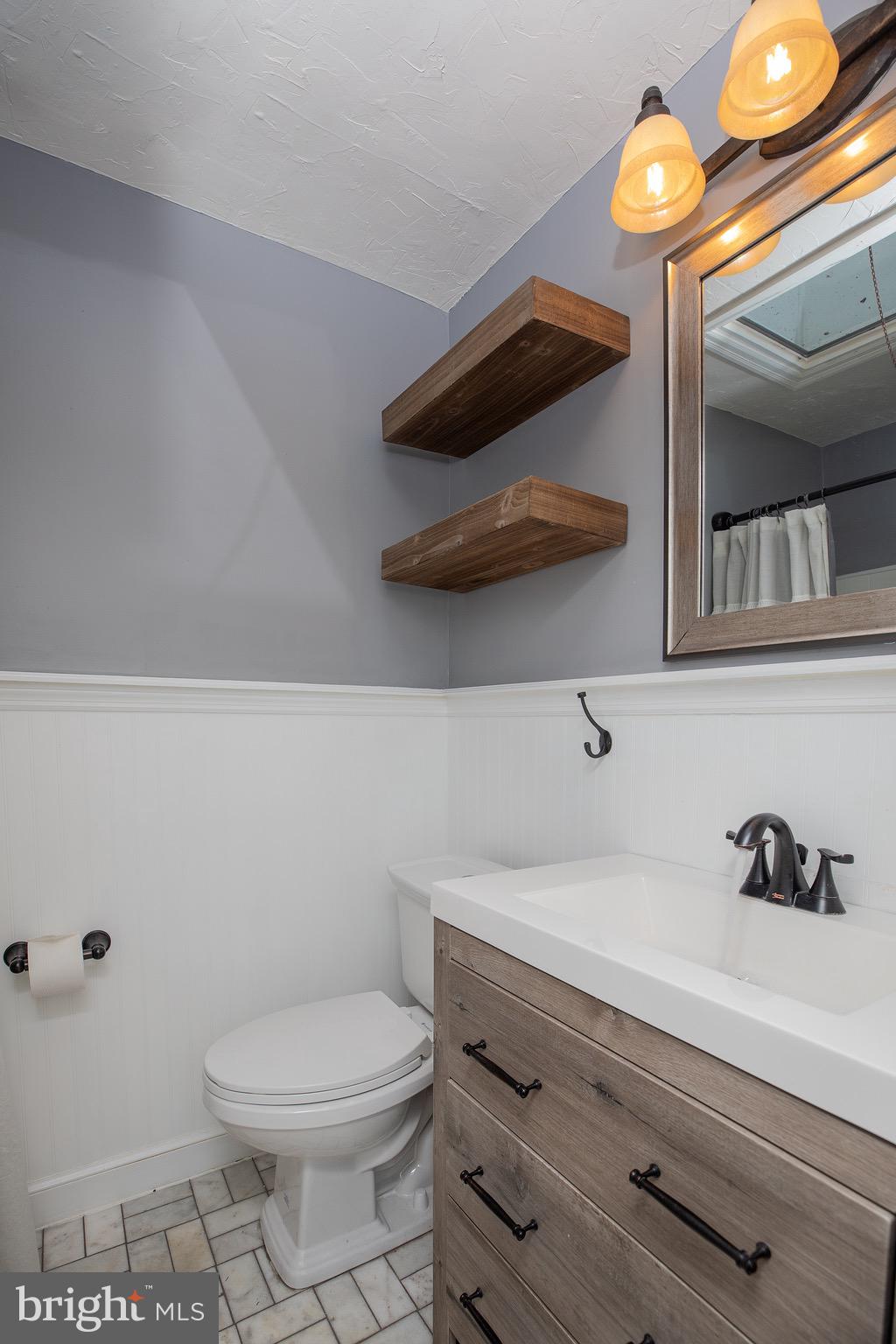 237 Miner Street Malvern, PA 19355 - Photo 16 of 35 Updated Bathroom w/ Newer Vanity, Toilet + Floors
