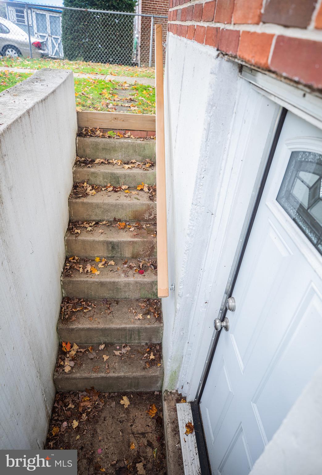 237 Miner Street Malvern, PA 19355 - Photo 26 of 35 Walk-Out Stairs from Basement to Backyard