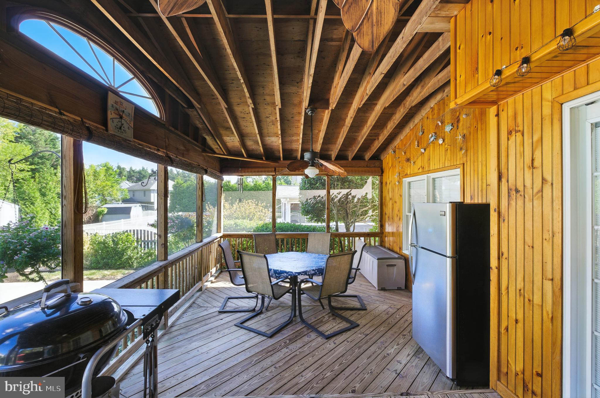 2605 Colpepper Road Abingdon, MD 21009 - Photo 16 of 95 a view of a balcony with chairs and wooden floor