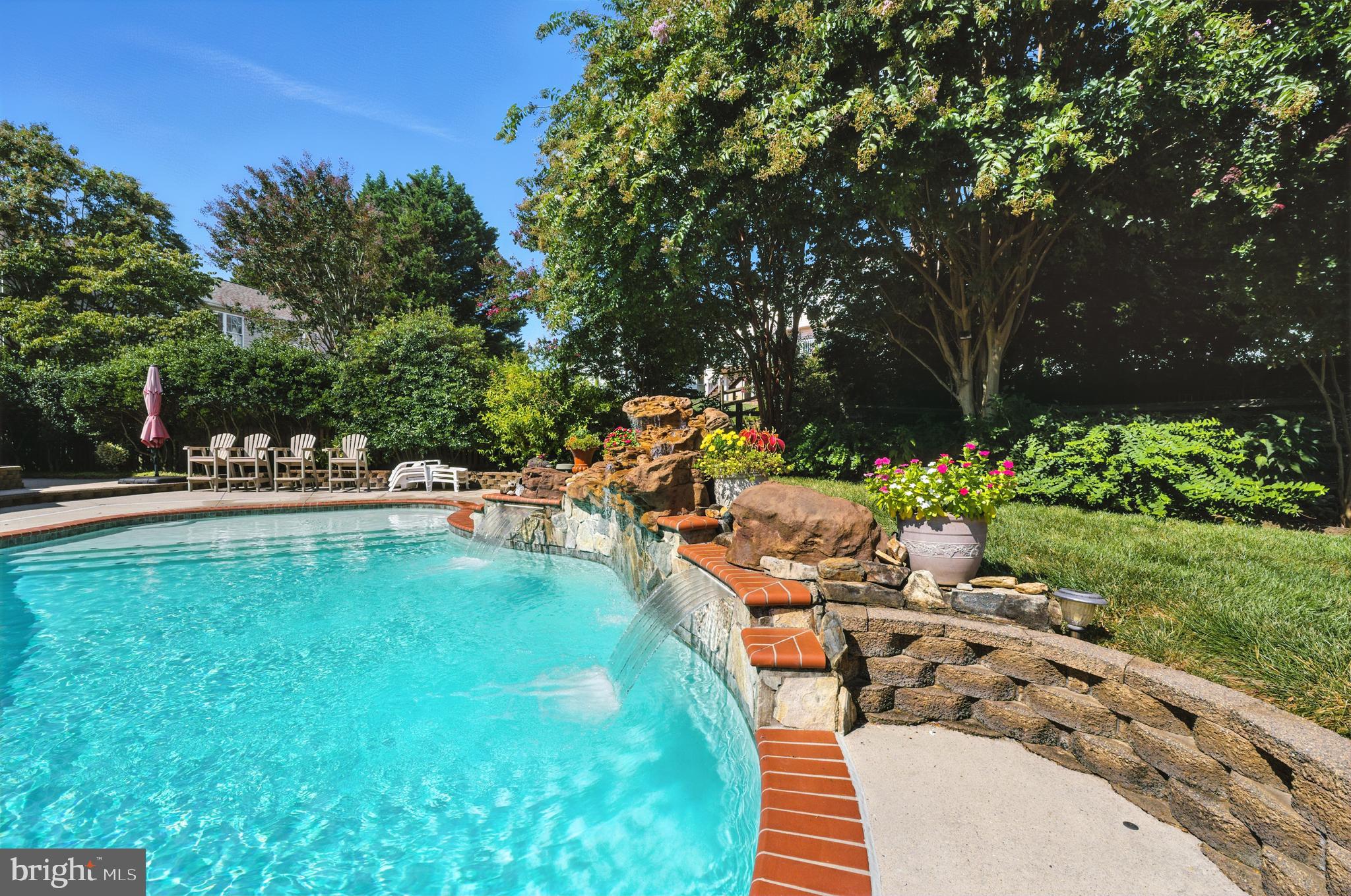 2605 Colpepper Road Abingdon, MD 21009 - Photo 23 of 95 a view of yard with swimming pool and sitting area