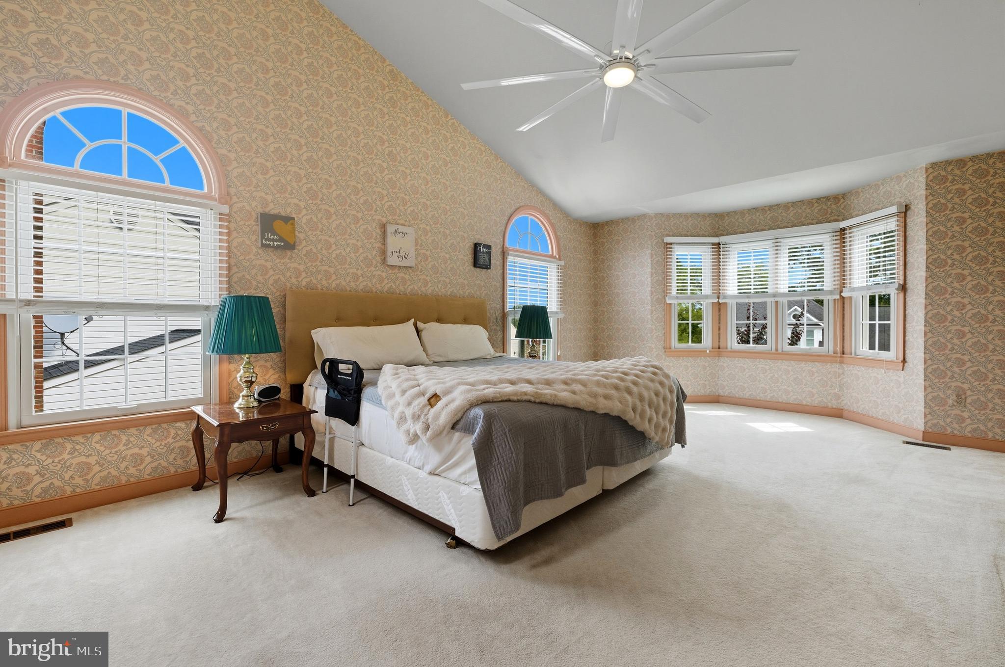 2605 Colpepper Road Abingdon, MD 21009 - Photo 46 of 95 a spacious bedroom with a bed a dresser and large window