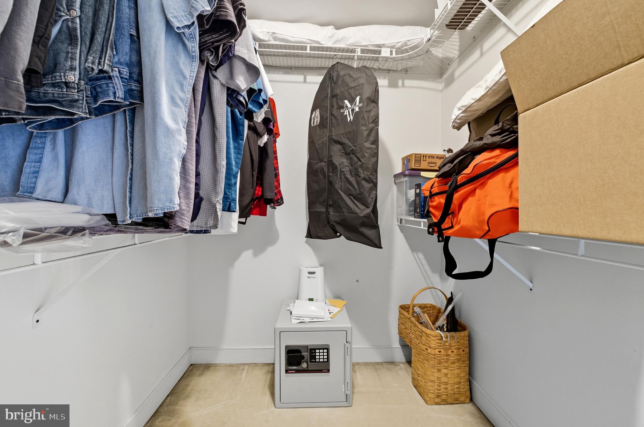 2605 Colpepper Road Abingdon, MD 21009 - Photo 51 of 95 a view of walk in closet with clothes and shoes