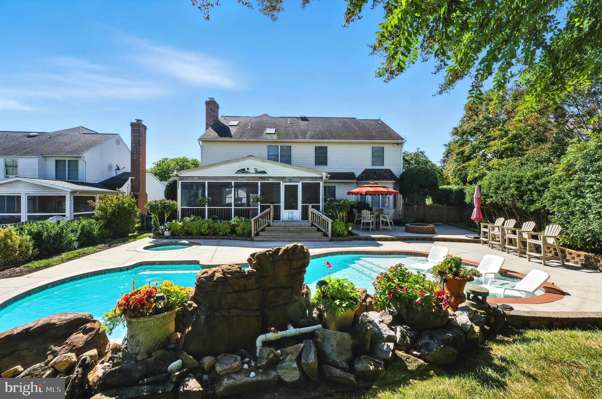 2605 Colpepper Road Abingdon, MD 21009 - Photo 6 of 95 a front view of a house with swimming pool having outdoor seating