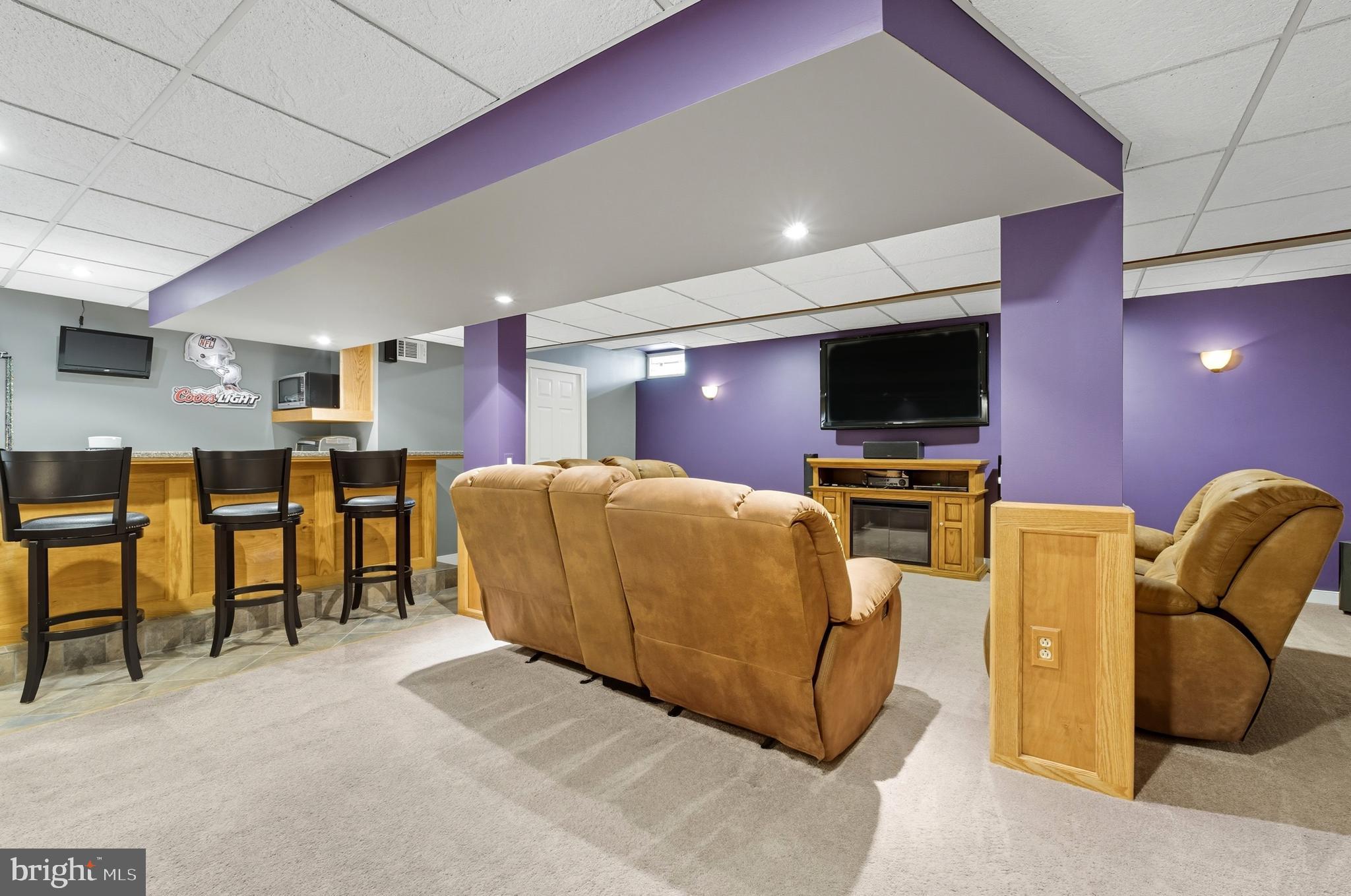 2605 Colpepper Road Abingdon, MD 21009 - Photo 62 of 95 a living room with furniture and a flat screen tv