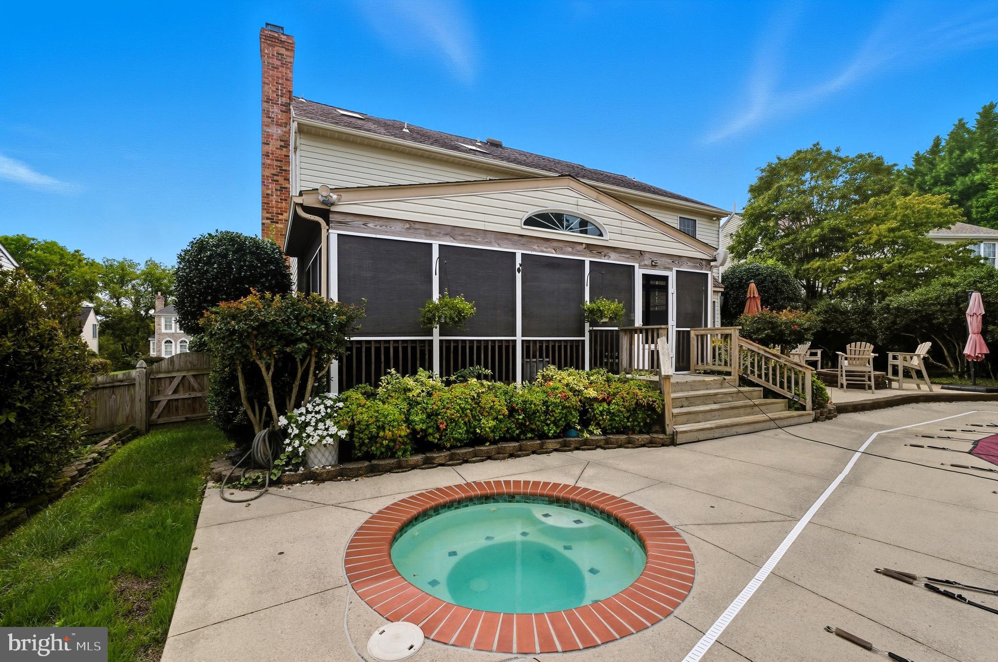 2605 Colpepper Road Abingdon, MD 21009 - Photo 76 of 95 a view of a house with backyard sitting area and garden