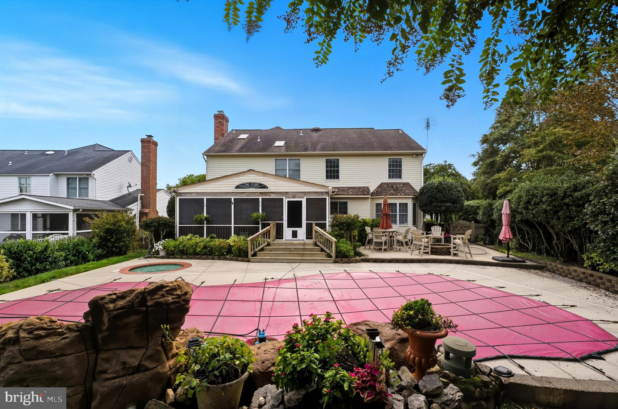 2605 Colpepper Road Abingdon, MD 21009 - Photo 77 of 95 a view of a swimming pool with a patio