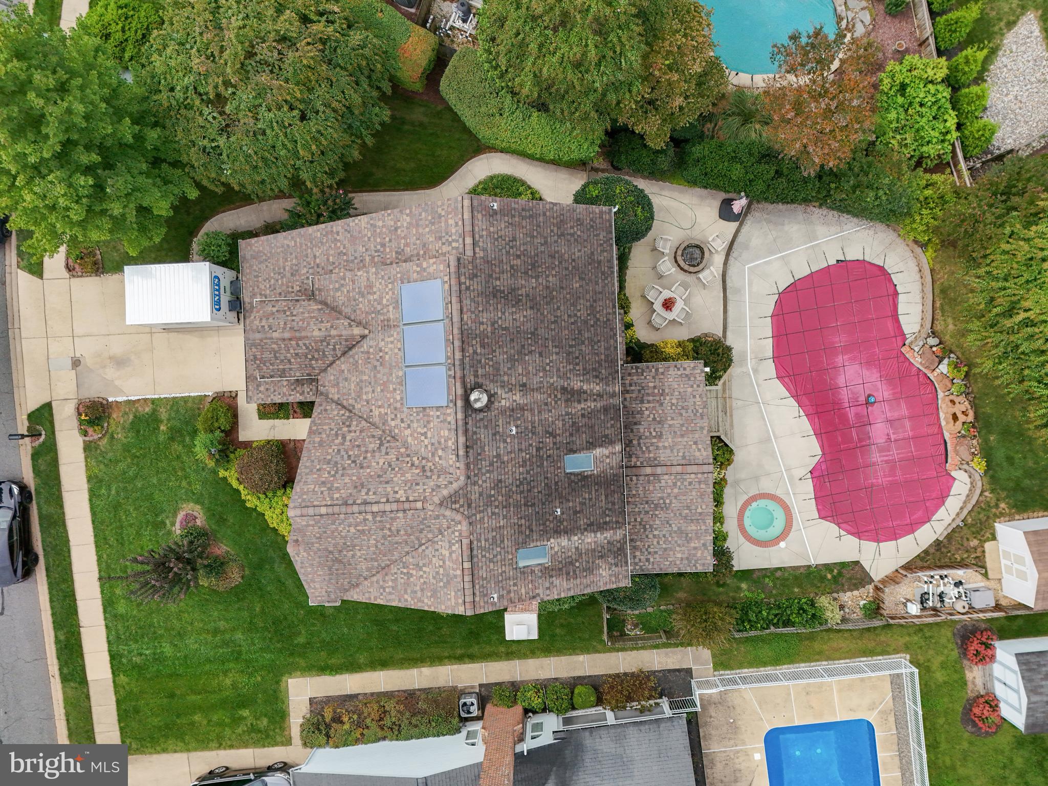 2605 Colpepper Road Abingdon, MD 21009 - Photo 81 of 95 an aerial view of a house with a backyard space and balcony