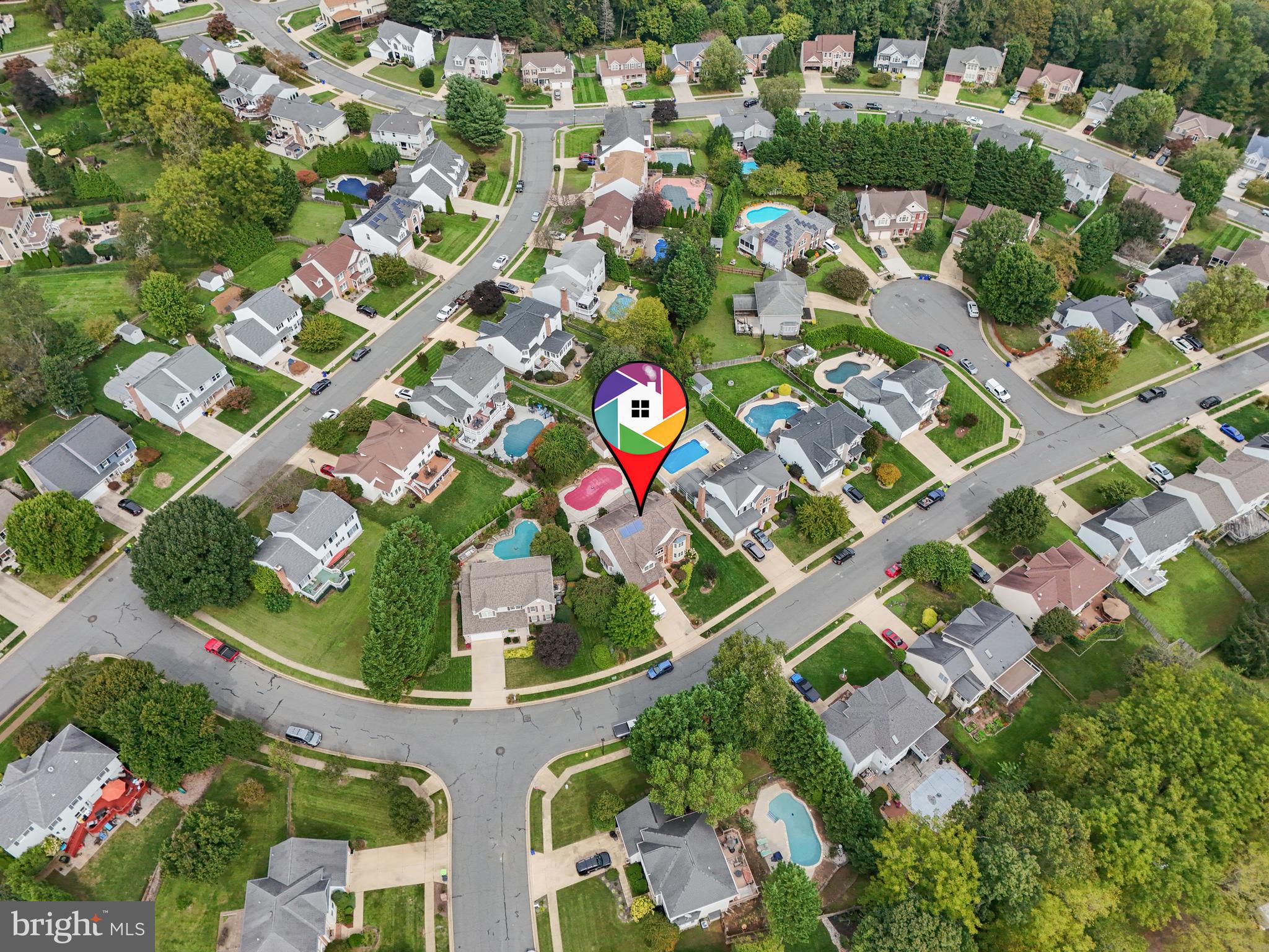 2605 Colpepper Road Abingdon, MD 21009 - Photo 83 of 95 an aerial view of residential houses with outdoor space