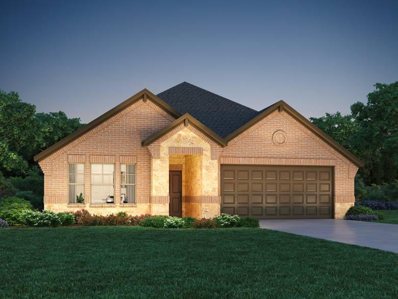 2336 Bellatrix Drive Haslet, TX 76052 - Photo 1 of 1 a front view of a house with a garden