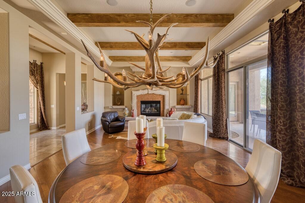 9698 East Vantage Point Road Scottsdale, AZ 85262 - Photo 17 of 74 Antler Chandelier