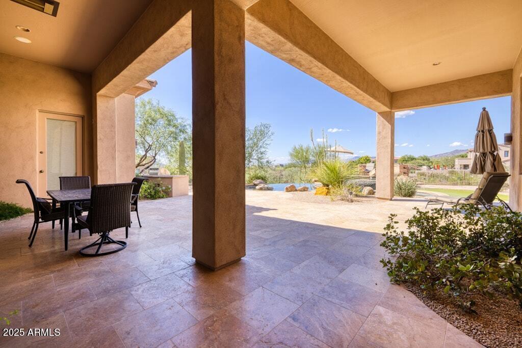 9698 East Vantage Point Road Scottsdale, AZ 85262 - Photo 56 of 74 Covered Patio w Heaters