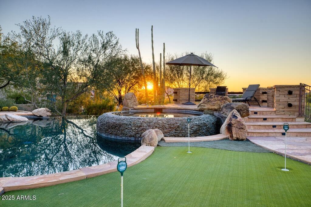 9698 East Vantage Point Road Scottsdale, AZ 85262 - Photo 66 of 74 Practice Your Putting Game