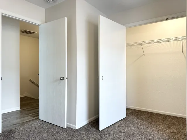 a view of an empty room