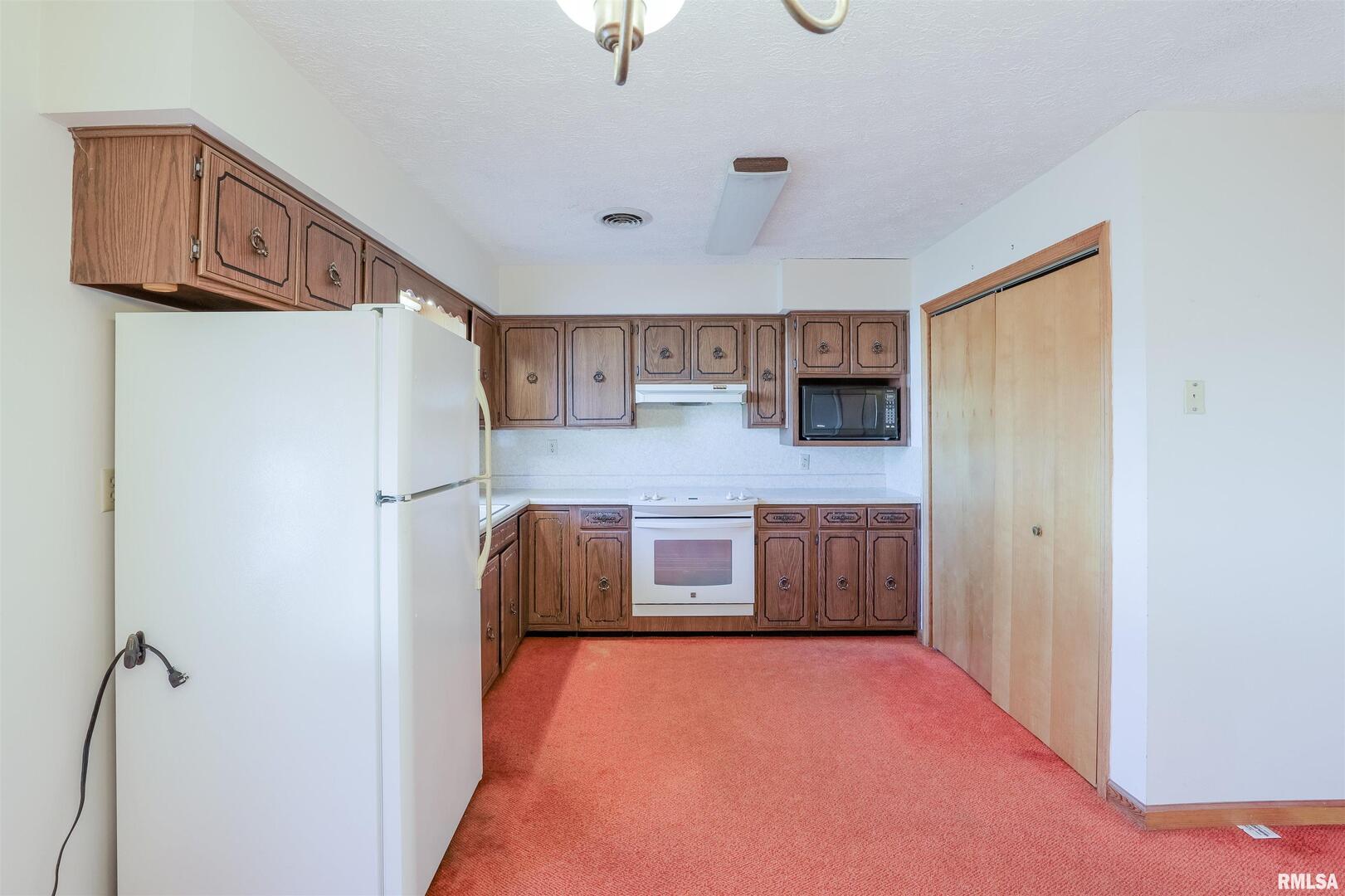 15546 Pittsburg Road Pittsburg, IL 62974 - Photo 5 of 48 a kitchen with a refrigerator and a sink