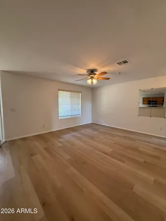 an empty room with a empty space