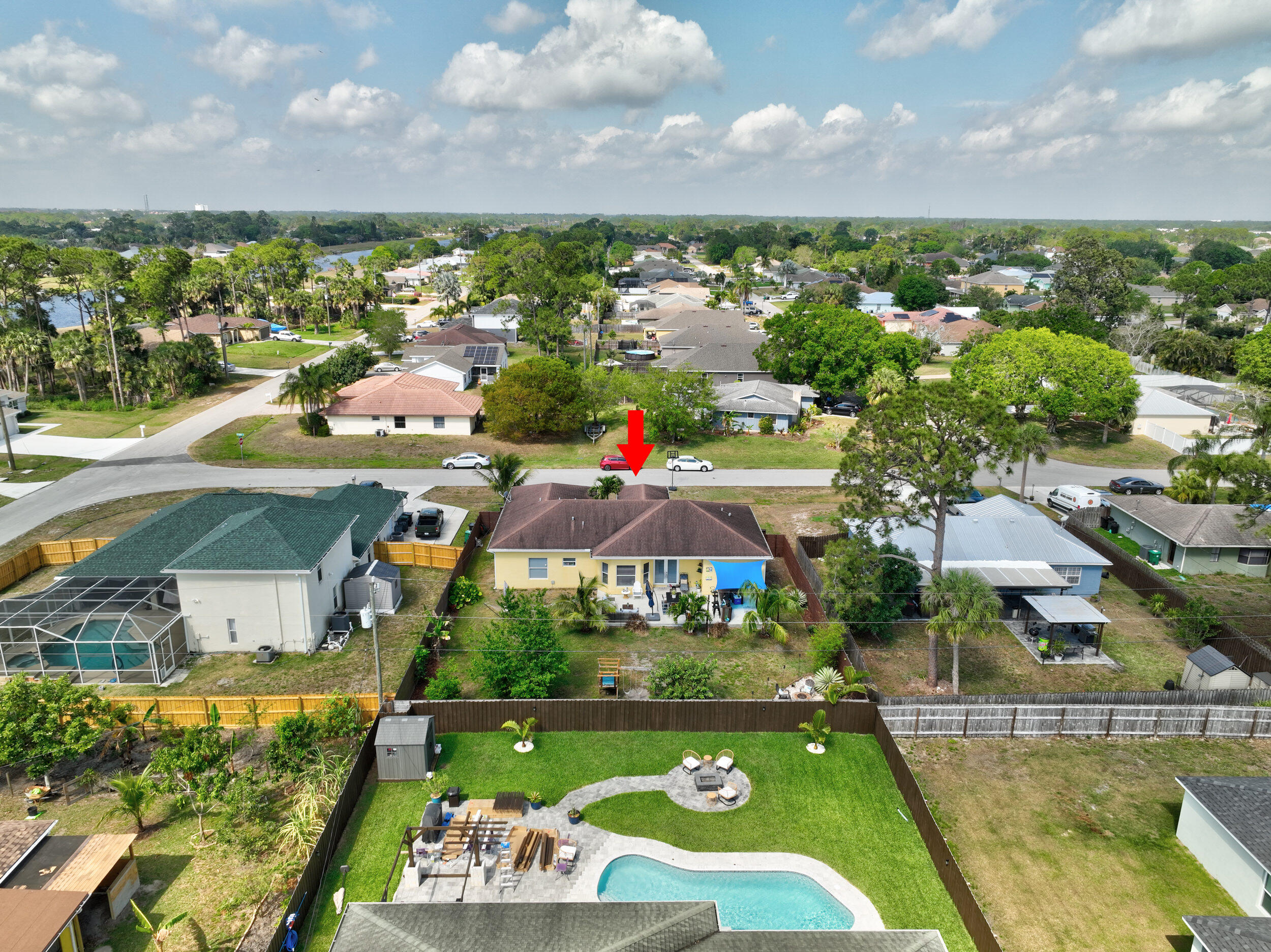 2481 Southwest Roney Road Port St. Lucie, FL 34953 - Photo 36 of 38 drone 6