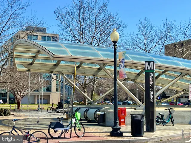 a front view of a building with glass windows