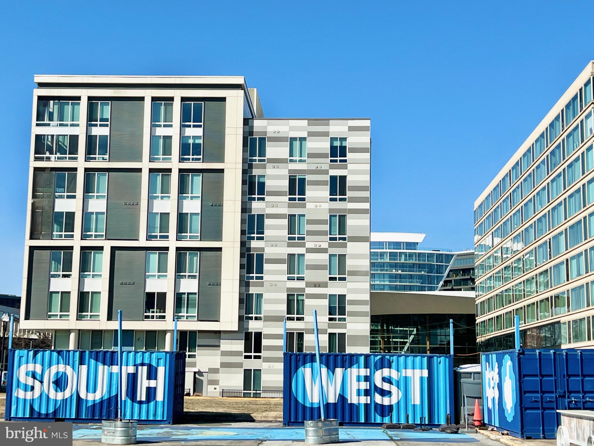 429 N Street Southwest, Unit S510 Washington, DC 20024 - Photo 43 of 45 a front view of a building with glass windows