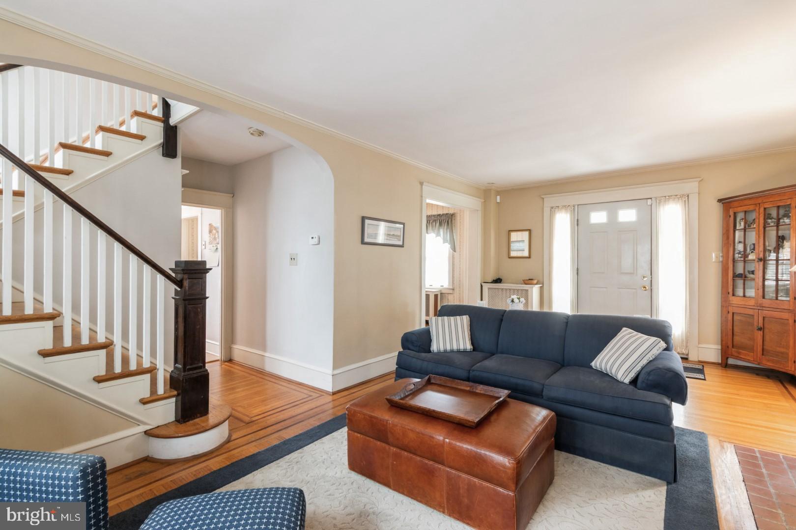 400 Maple Avenue Haddonfield, NJ 08033 - Photo 3 of 31 a living room with furniture and a wooden floor