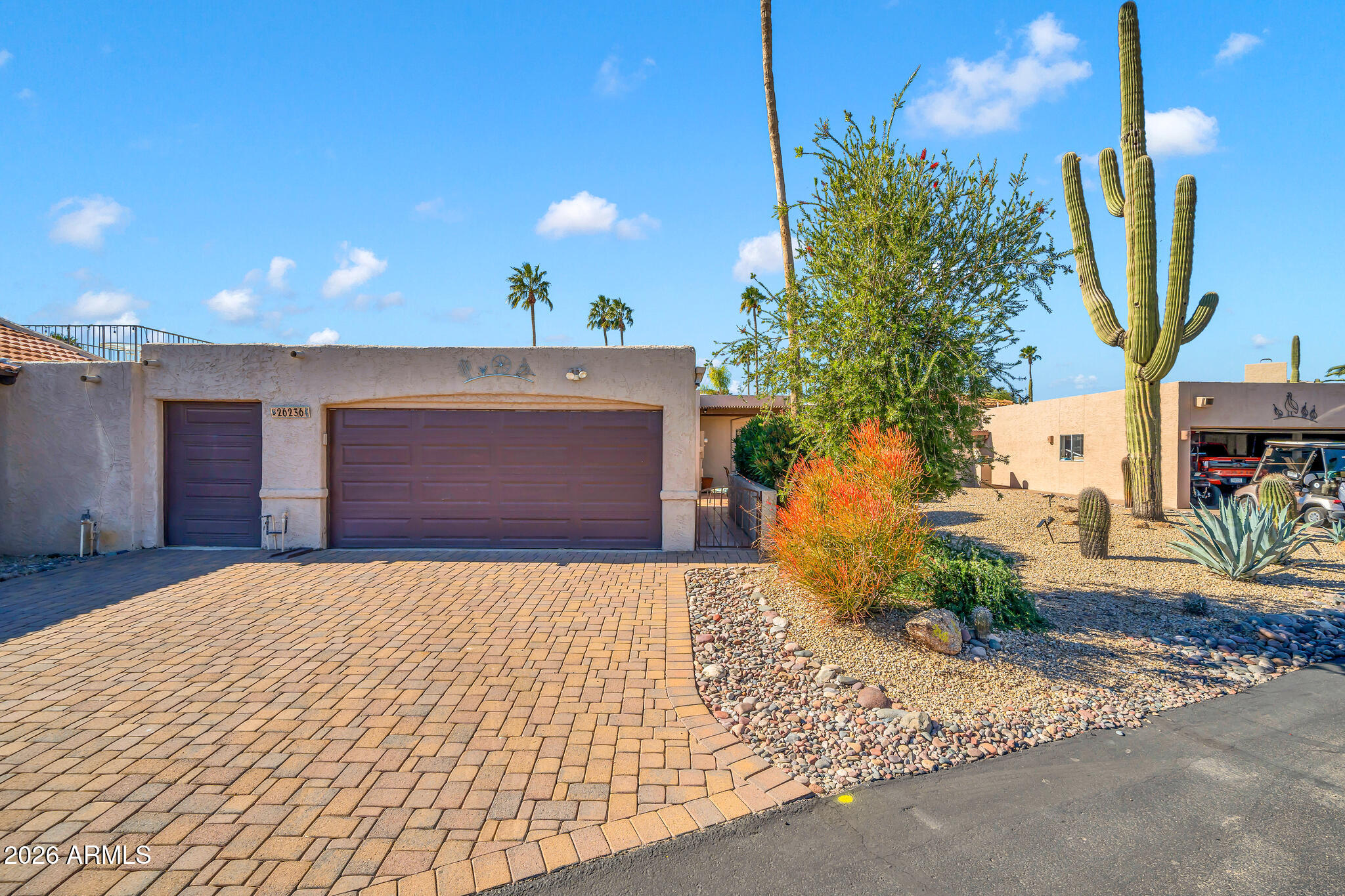 26236 North Bravo Lane Rio Verde, AZ 85263 - Photo 3 of 37 Paver Stone Driveway