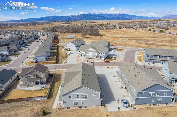an aerial view of a ocean view