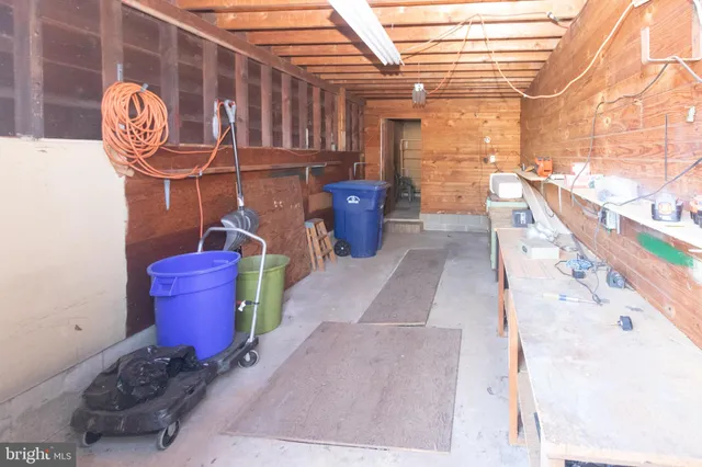 a room with storage and utility