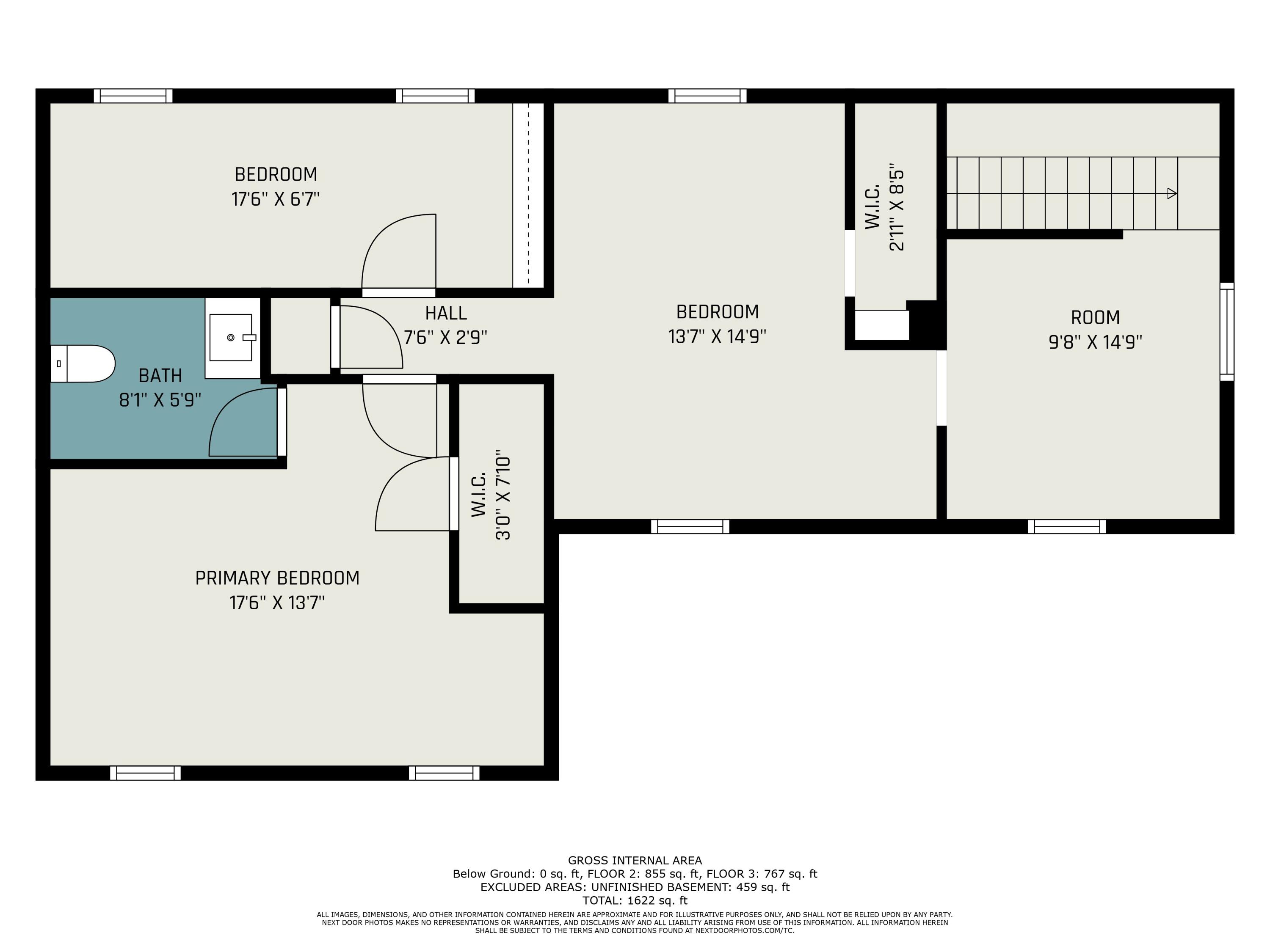 4002 Wellman Road Parma, MI 49269 - Photo 33 of 34 Upper Level Floor Plan