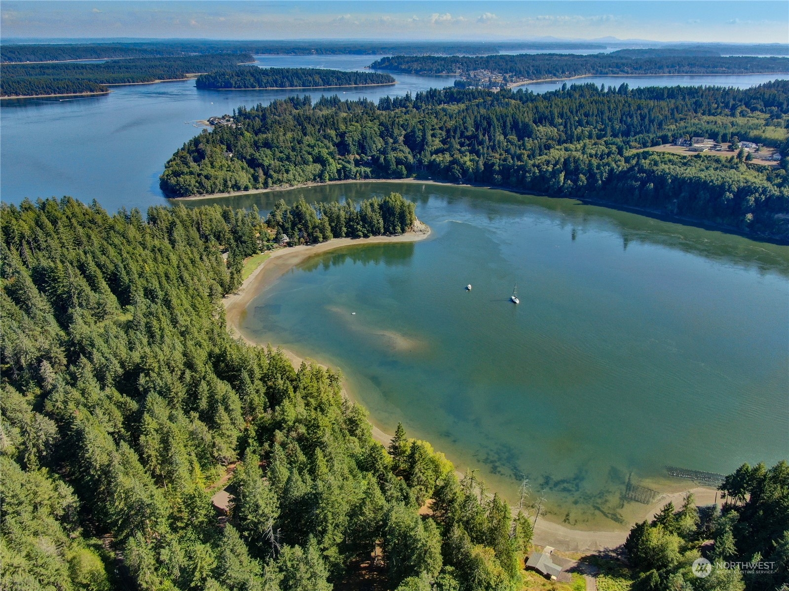 271 East Big Skookum Road Shelton, WA 98584 - Photo 22 of 24 a view of a lake with a mountain