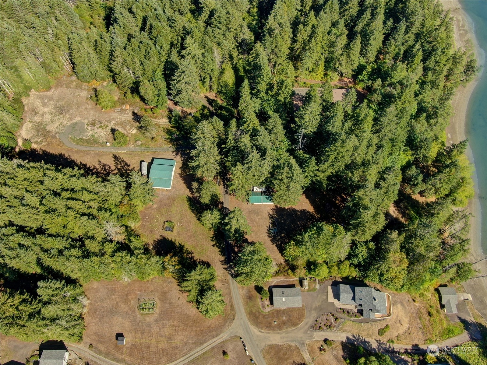 271 East Big Skookum Road Shelton, WA 98584 - Photo 24 of 24 an aerial view of a house with a yard